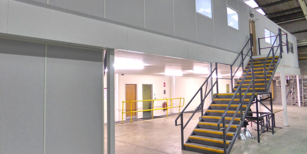 Mezzanine Floor Access and Staircase Installation